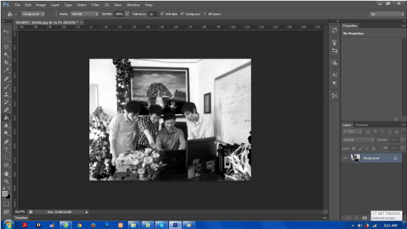 Chuyển ảnh màu thành ảnh đen trắng trong Photoshop
