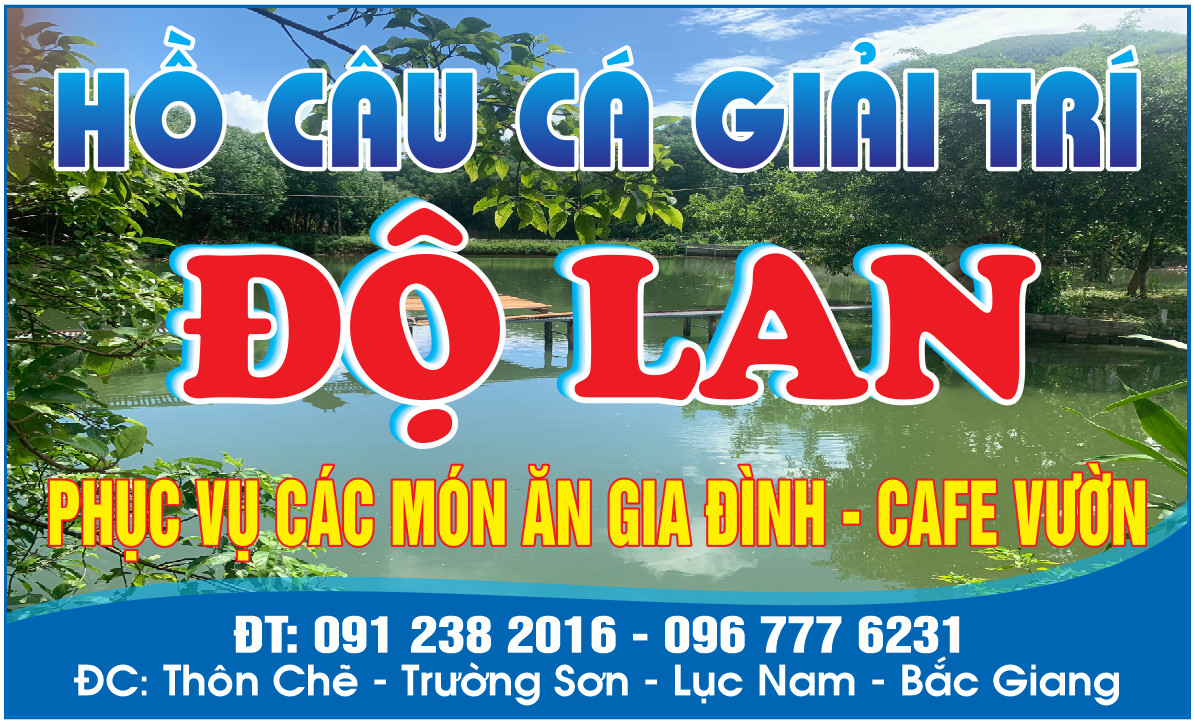 Hồ Câu Độ Lan Thôn chẽ Xã Trường Sơn Huyện Lục Nam